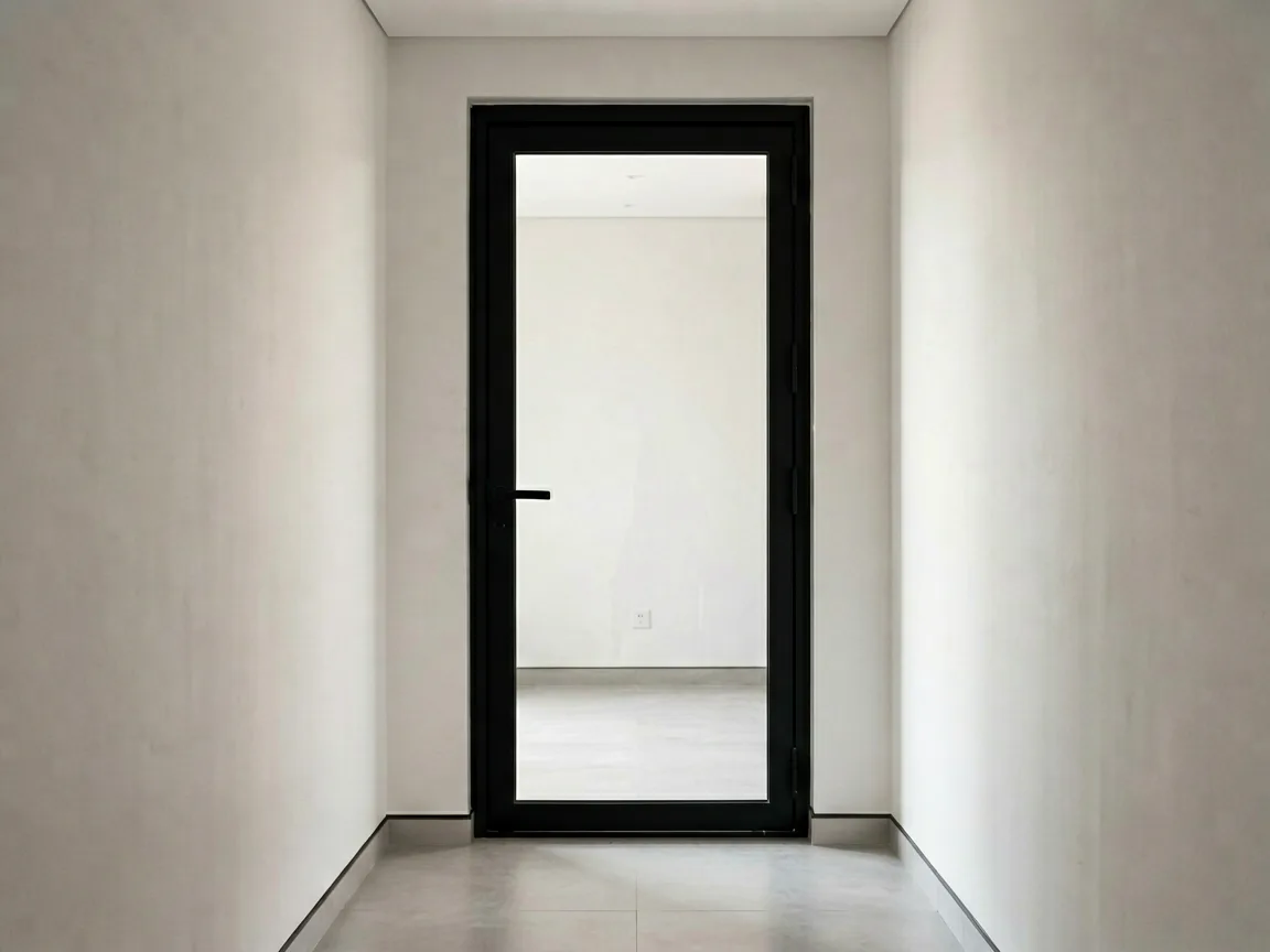 BORN minimal aluminum interior glass door