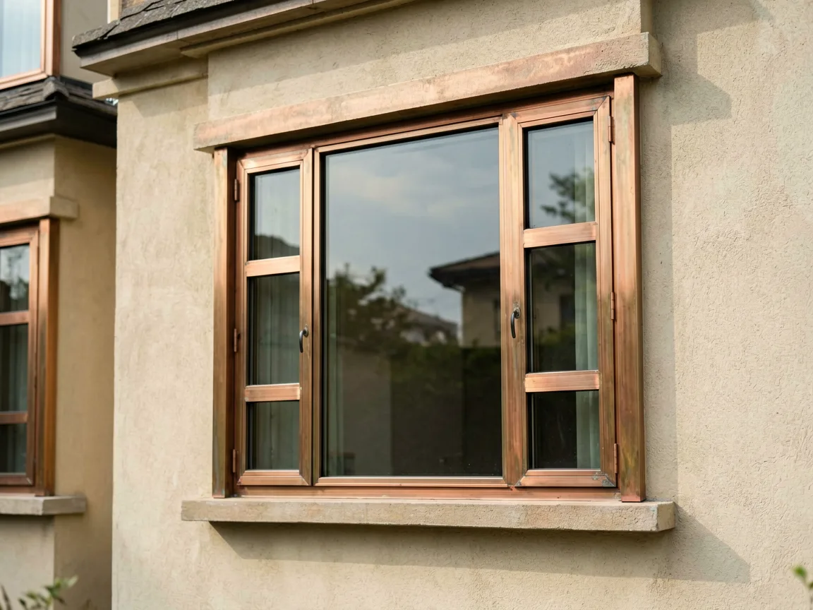 Copper Casement Windows by BORN