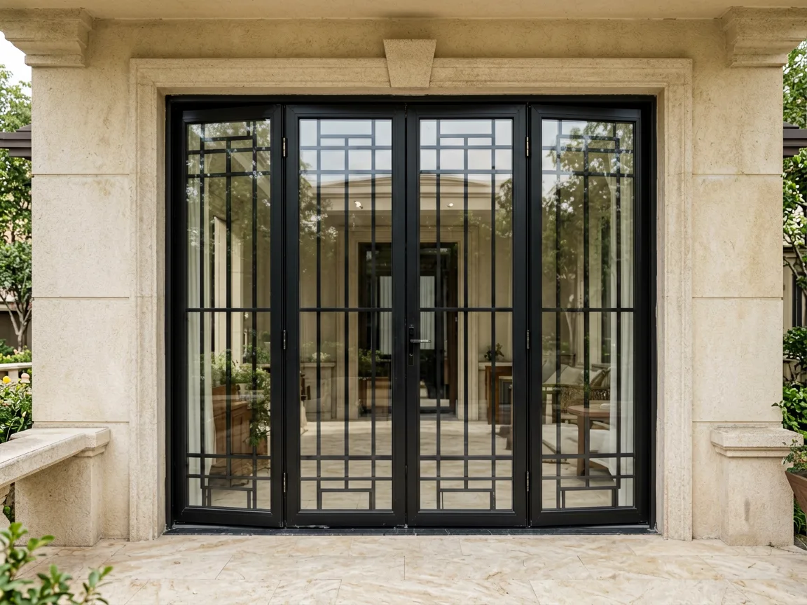 Aluminum Glass Folding Doors by BORN