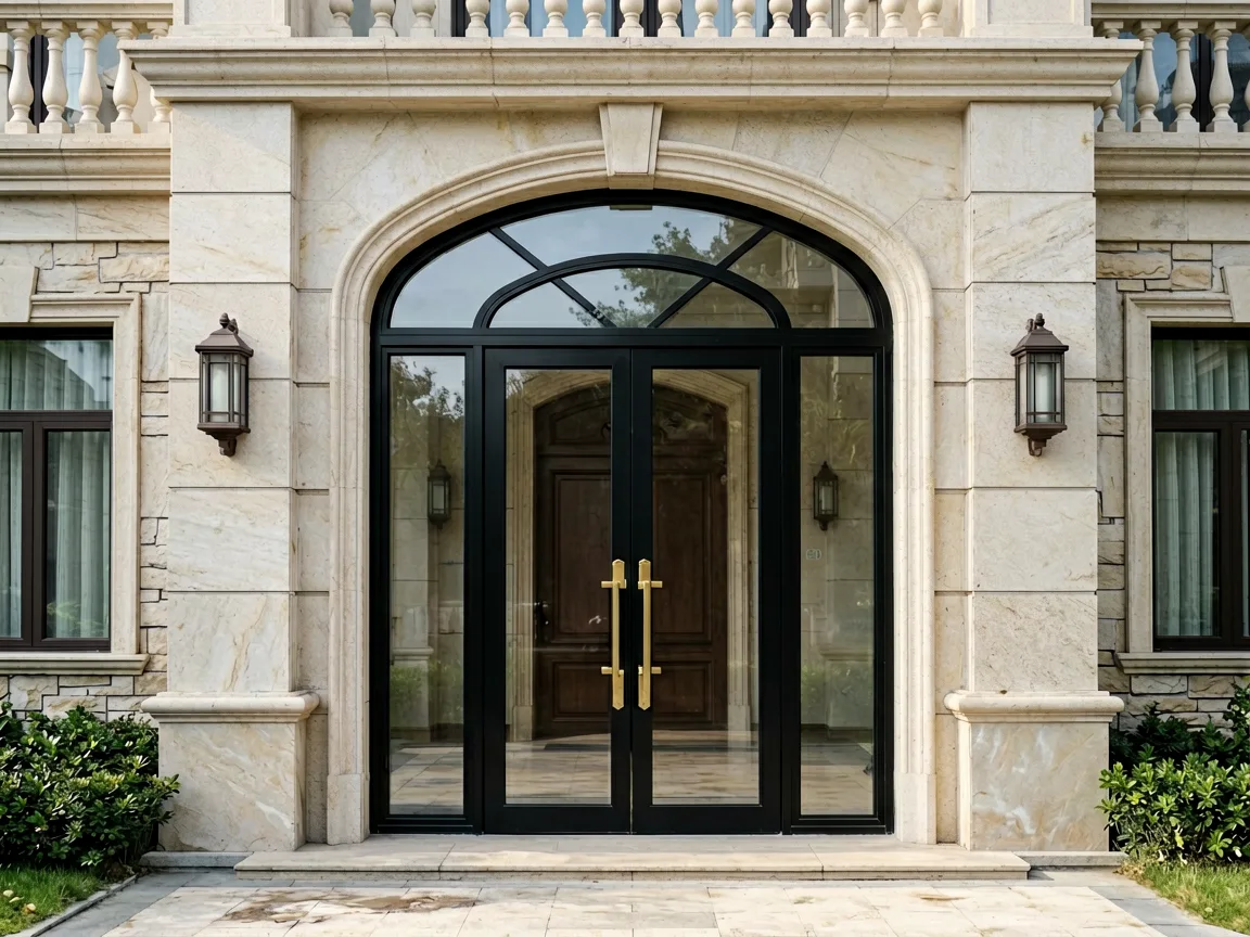 Aluminum Glass Casement Doors by BORN